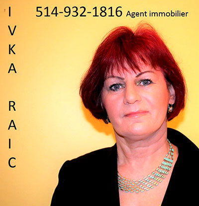 Ivka Raic, courtier immobilier  Vendirect.ca à Montréal
