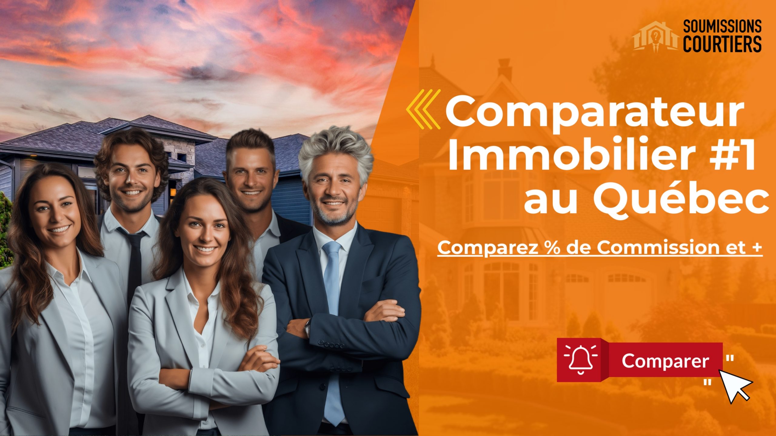 Comparer & Trouver Le Meilleur Courtier Pour Vendre Sa Maison Au ...